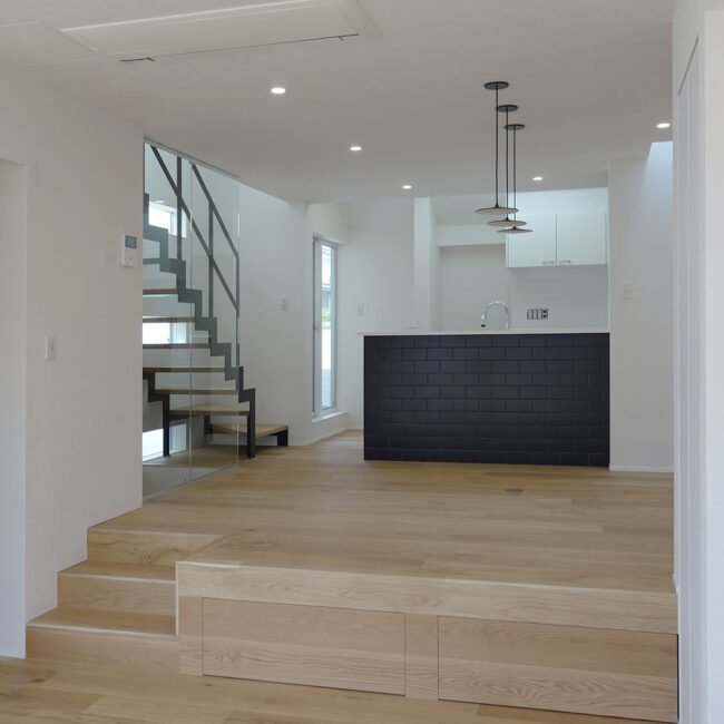 G house リビングからキッチン